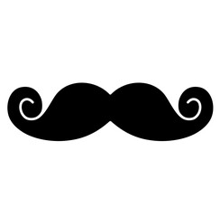 Cute mustache beard silhouette dad fathers day silhouette 