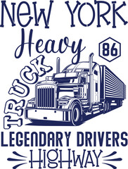 Trucker SVG t-shirt Design 