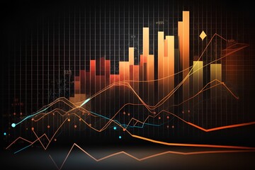 Increasing Graph Upward, charts climbing, increasing profits [Generative AI] 