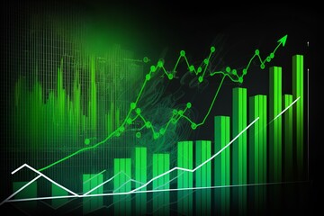 Increasing Graph Upward, charts climbing, increasing profits [Generative AI] 