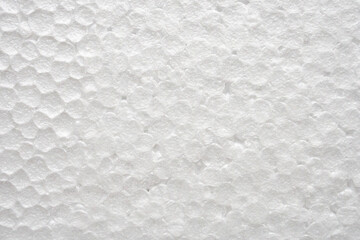 Obraz na płótnie Canvas White polystyrene foam texture background