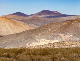 Landscape shot of the Argentinian Pampa in the Province Neuqu&eacute;n - Traveling South America