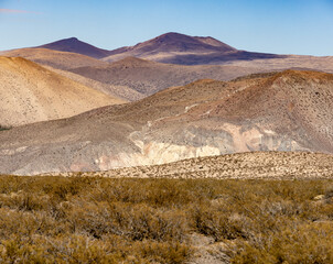 Landscape shot of the Argentinian Pampa in the Province Neuquén - Traveling South America