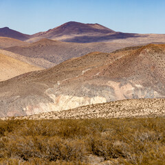 Landscape shot of the Argentinian Pampa in the Province Neuqu&eacute;n - Traveling South America