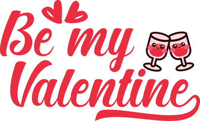 Valentine Trendy SVG T-shirt Design