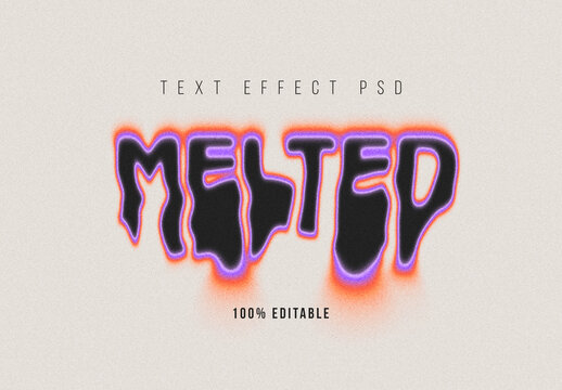 Melting Text Effect