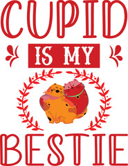 Valentine Trendy SVG T-shirt Design