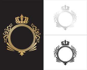 King Golden Decorative Vector