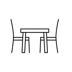 Dining table icon