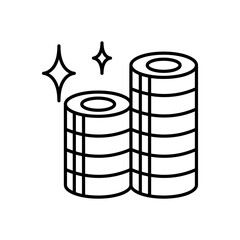 Coins stack icon