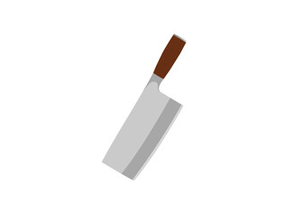 professional serbian clever meet cutting carving knife  | kitchen knife, make with vector