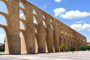 roman aquiduct elvas portugal historical site