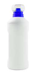 white detergent bottle for packaging isolated on white background
