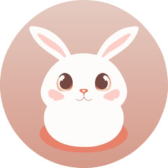 Cute rabbit. Generative AI