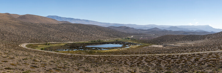 Oasis along the famous Ruta40 near Malargüe, Argentina - Traveling South America