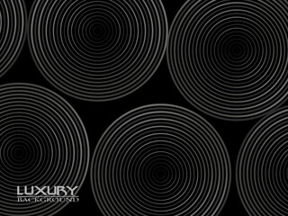 Beautiful black abstract background. Dark neutral background for presentation design. Dark base for website, print, base for banners, wallpapers, business cards, flyers, banners, calendars, etc.