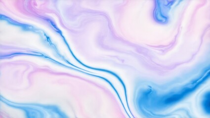 Fototapeta na wymiar Colorful elegant pastel swirl of blue pink marble painting design background, oil color art canvas paint fluid motion in water, generative ai
