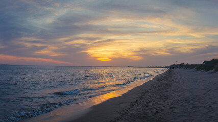 Obraz premium sunset on the beach