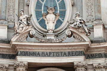 Fototapeta na wymiar Italy, Piedmont, Turin, the Church of Santa Cristina 