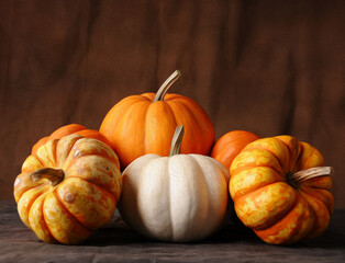 Pumpkins and Gourds 3 Digital Oil