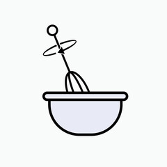 Mixer Icon. Home Appliance - Vector Illustration for Design and Websites, Presentation or Application.   