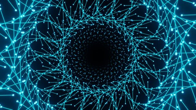 Fractal psychedelic abstract loop animation