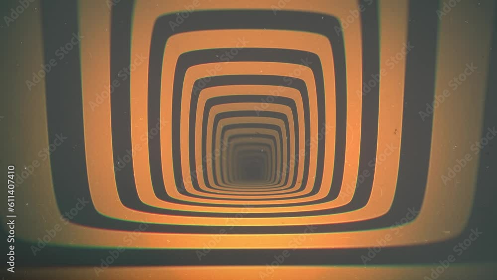 Aufkleber abstract retro 80s background with bands stripe/ 4k animation of an abstract eighties retro vhs text