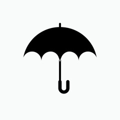Umbrella Icon. Protection, Insurance Symbol - Vector.   