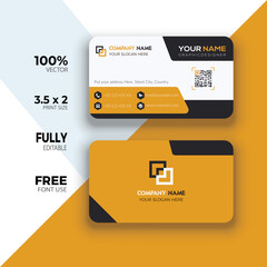 Fototapeta na wymiar Vector Modern Creative and Clean Business Card Template
