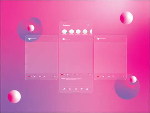 Instagram carousel or social media post template