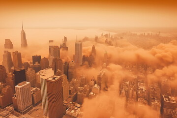 The Smoky Metropolis: Capturing New York City's Environmental Crisis - Generative Ai
