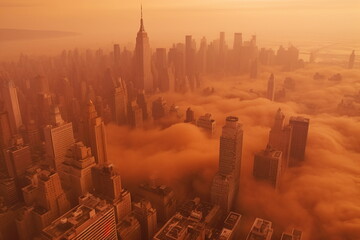 The Smoky Metropolis: Capturing New York City's Environmental Crisis - Generative Ai