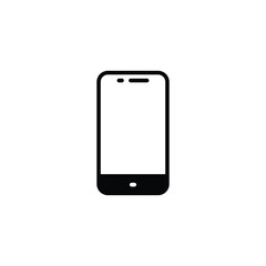 Mobile icon design with white background stock illustration