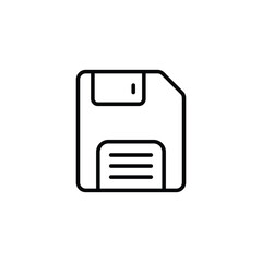 Obraz premium Save icon design with white background stock illustration