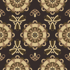 Seamless vintage floral pattern