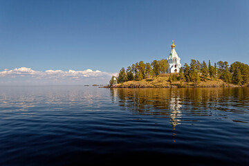 Karelia. Valaam Monastery. Traveling in Russia - 611419822
