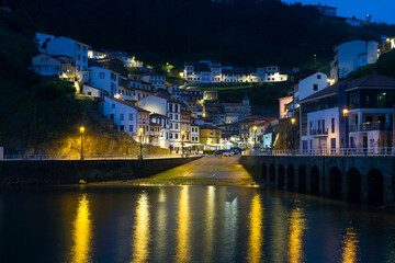 View of Cudillero, Asturias, Spain