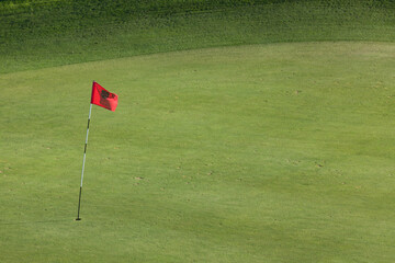 Golf course, Etretat, Normandy, France