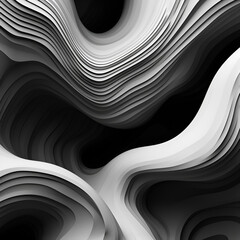 a close up image of some paper, in the style of surreal organic shapes. Generative AI.