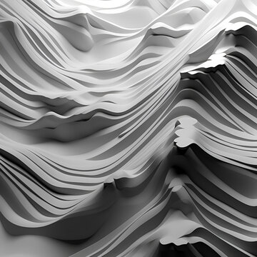the wavy edge of a paper is shown in this image. Generative AI.