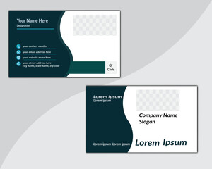 corporate business card design for personal identity
