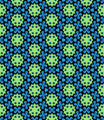 Multi color seamless abstract pattern. Background and backdrop. Multi Colored. Colorful ornamental design. Colored mosaic ornaments. Vector graphic illustration. EPS10.