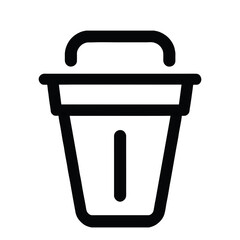recycling trash can icon. trash bin vector icon set. Trash bin icon.
