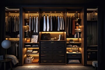 a closet with a wide variety of items Generative Ai