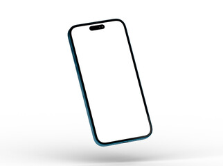 Mockup - All-screen smartphone mockup isolated 3d