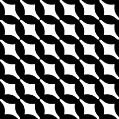 Seamless diagonal pattern. Repeat decorative design.Abstract texture for textile, fabric, wallpaper, wrapping paper. Black and white wallpaper.