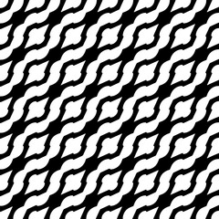 Seamless diagonal pattern. Repeat decorative design.Abstract texture for textile, fabric, wallpaper, wrapping paper. Black and white wallpaper.