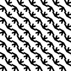 Seamless diagonal pattern. Repeat decorative design.Abstract texture for textile, fabric, wallpaper, wrapping paper. Black and white wallpaper.