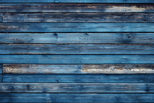 Blue wood texture with a white background background Generative AI