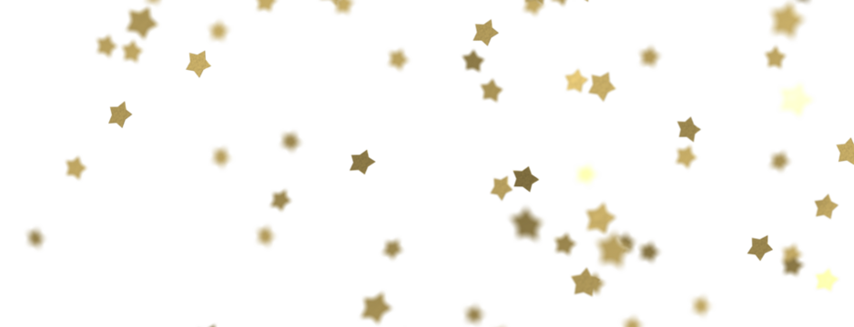 Christmas Star Shower: Captivating 3D Illustration of Falling Stars for the Holidays